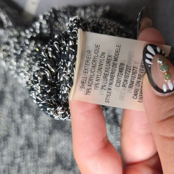 Alice & Olivia Black Knit Crop Tank Size: S - Picture 5 of 5